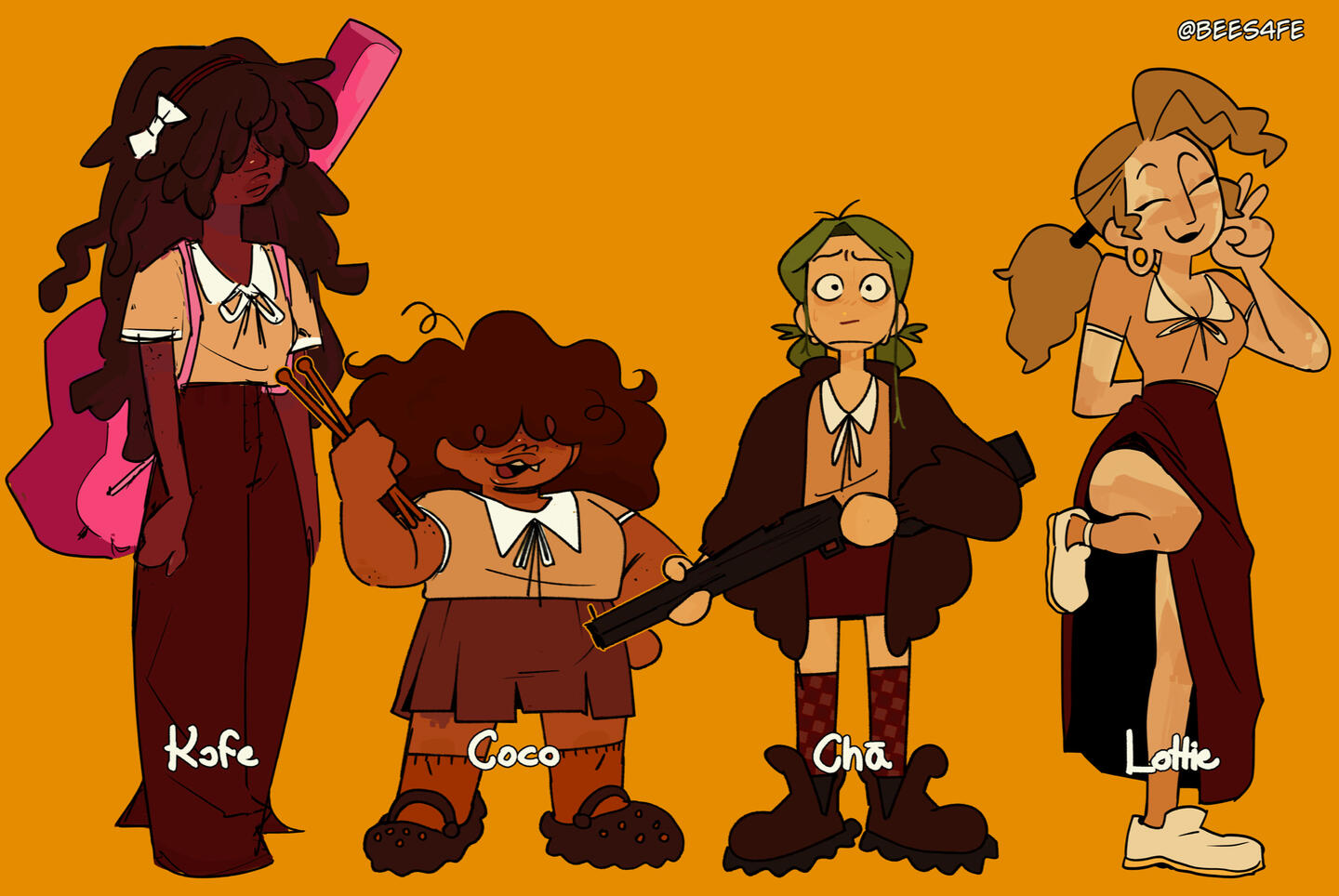 Cafe-pocalypse : Line-up